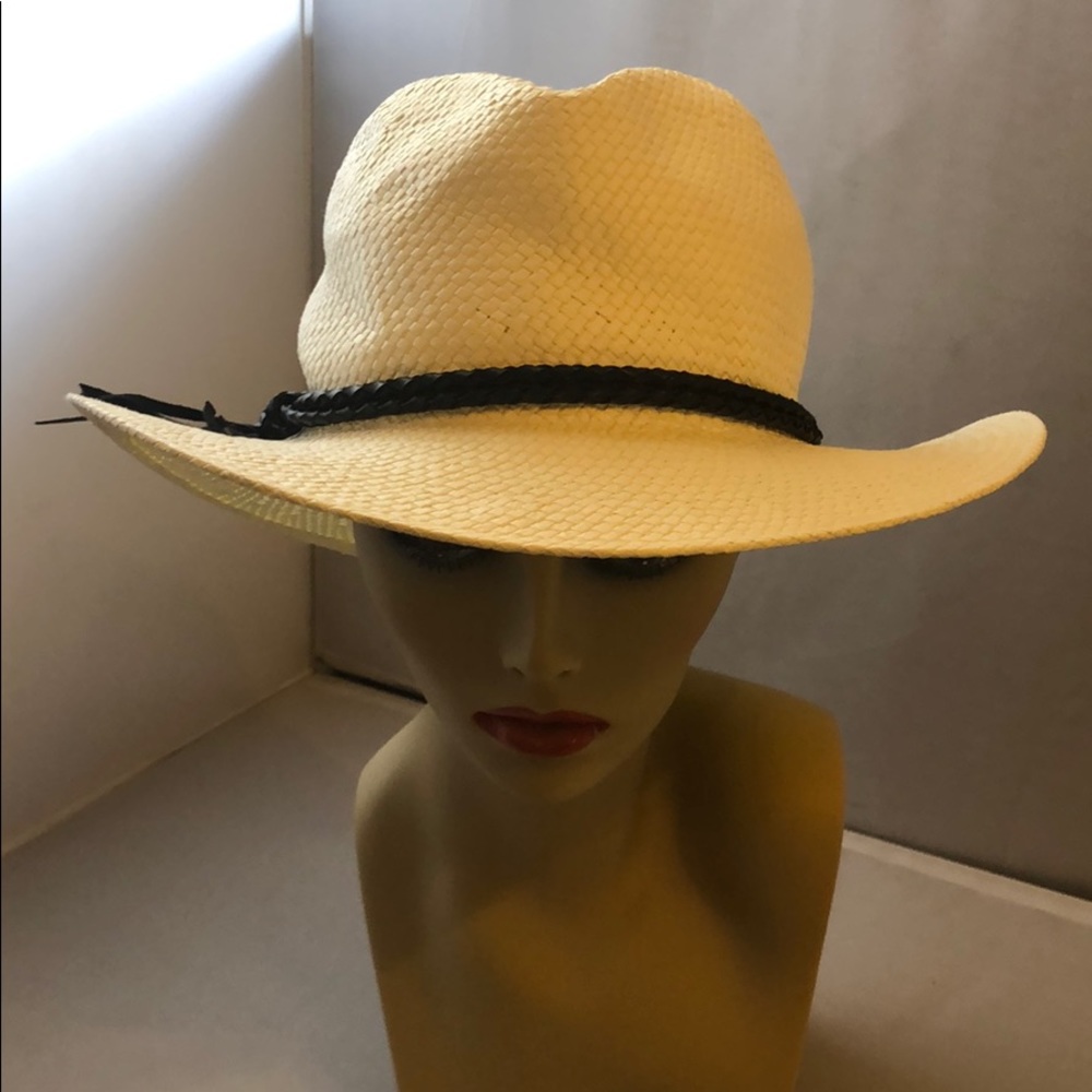 NWOT Free People White carmel hat - Picture 6 of 8